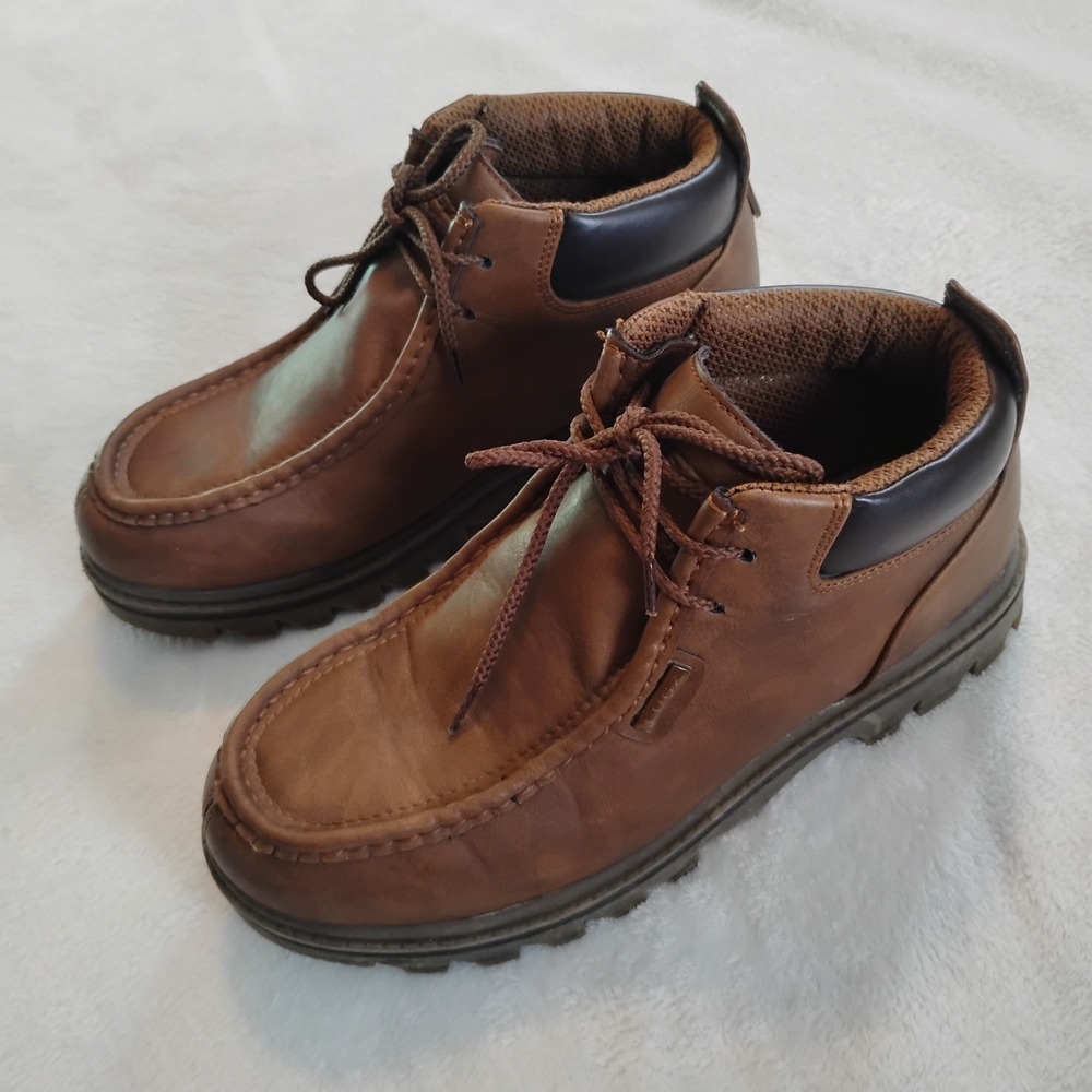 Men's Brown Leather Chukka Boots